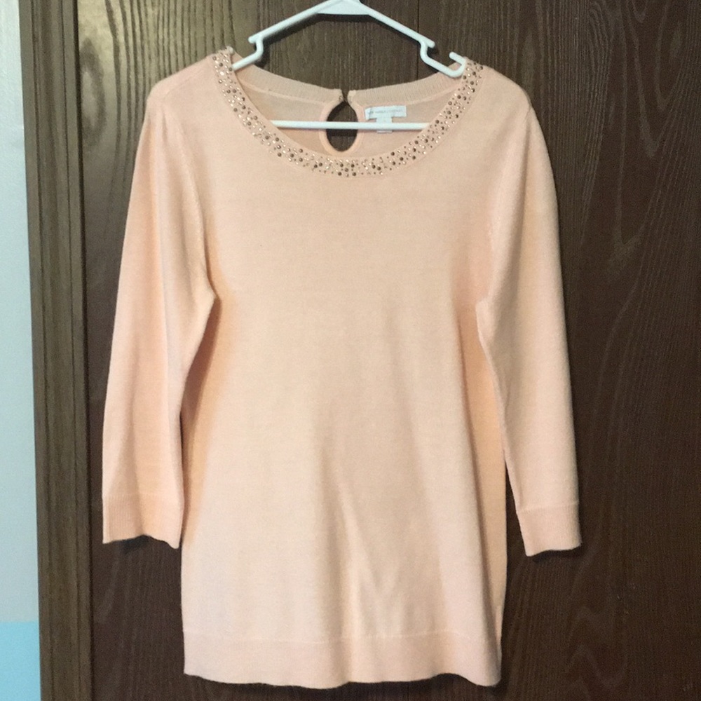 New York & Company Pink/Blush Sweater